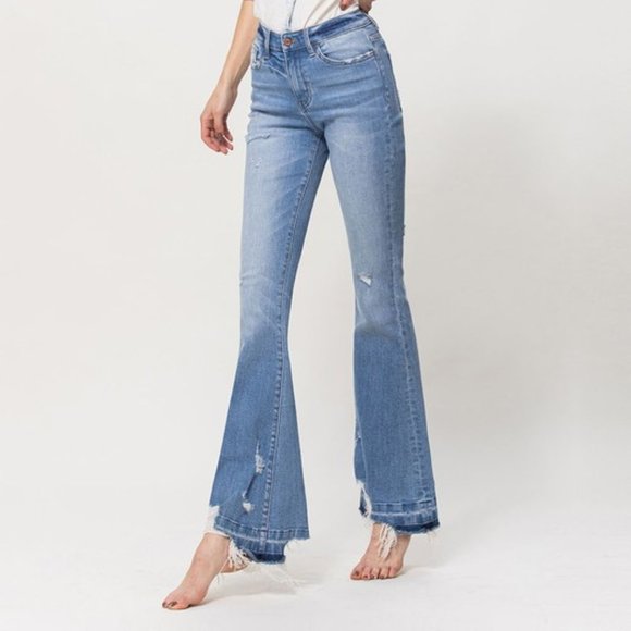 *NEW* Vervet by Flying Monkey High-Rise Flare Jeans - Picture 6 of 10